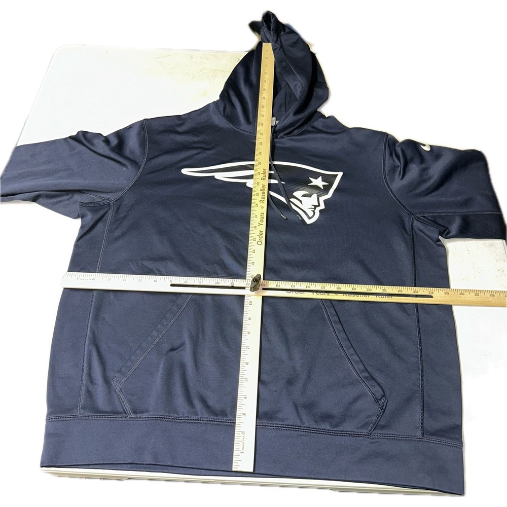 New England Patriots NFL Team Apparel Nike Therma-Fit Hoodie Men's XL - Picture 4 of 4